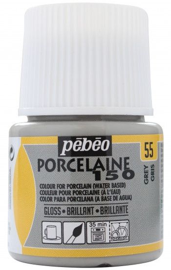 Porselein verf - Gloss grey 55 - 45ml