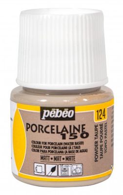 Porselein verf - Mat powder taupe 124 - 45ml