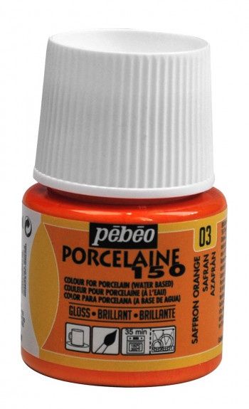 Porselein verf - Gloss saffron orange 3 - 45ml