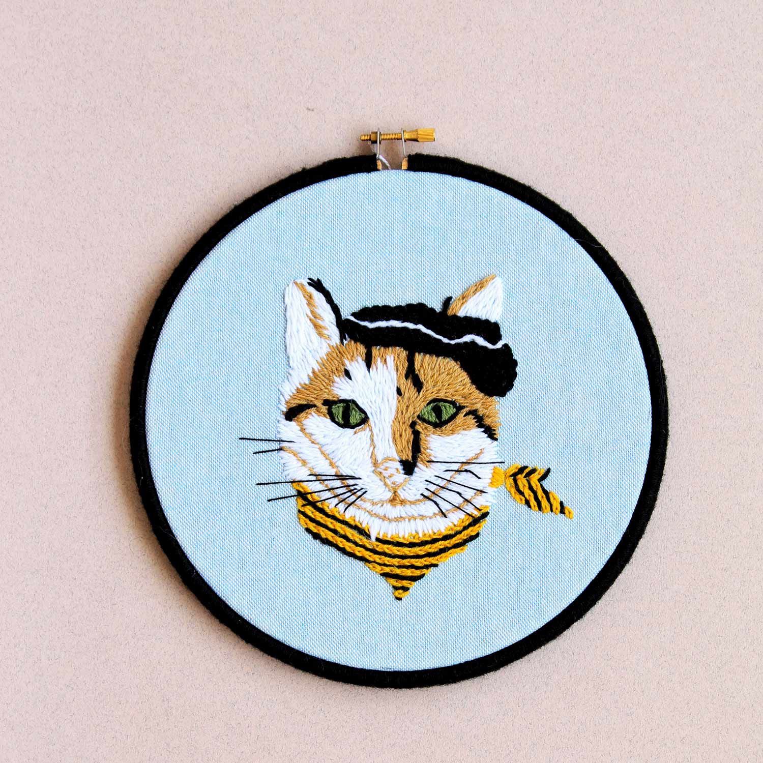 Borduurpakket You me cat family