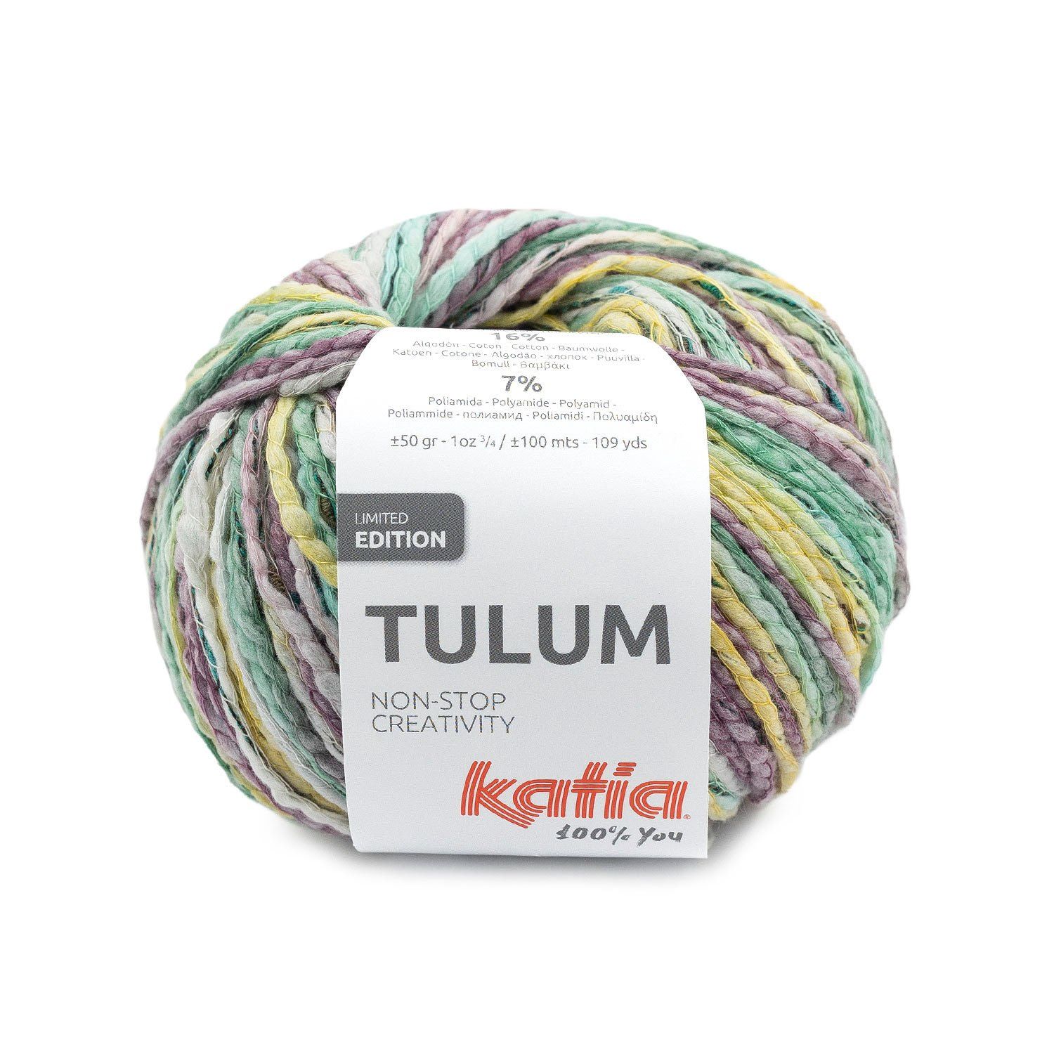 Tulum - Water blauw-Geel-Lila 104