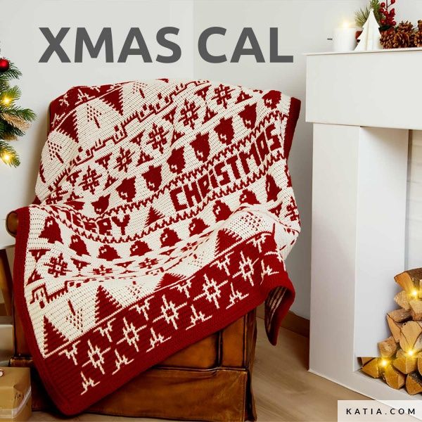 CAL Merry Blanket Rood