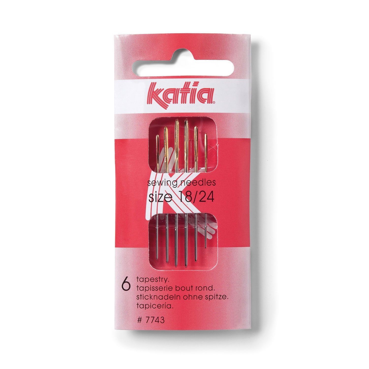 Tapijtnaaldenset 6stuks