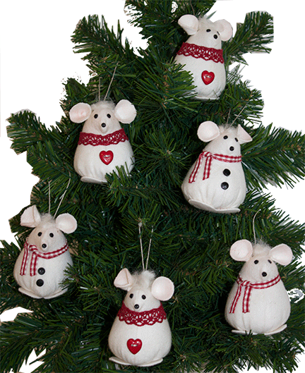 Christmice ornaments