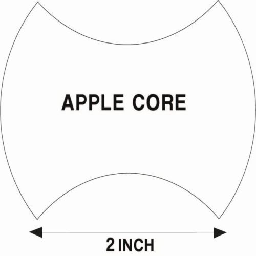Apple Core | 2&quot; | Paperpieces