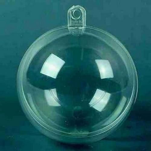 Plastic bal transparant 20 cm