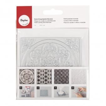 Reliëf gietplaat mandala