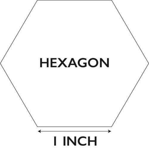 hexagon | 1&quot;