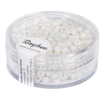 Borduurkralen 2.6 mm opaak lustre wit