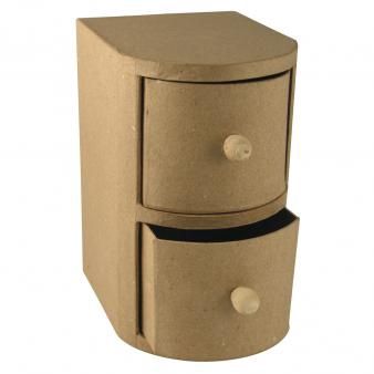 Papiermache ladenkastje 2 lades