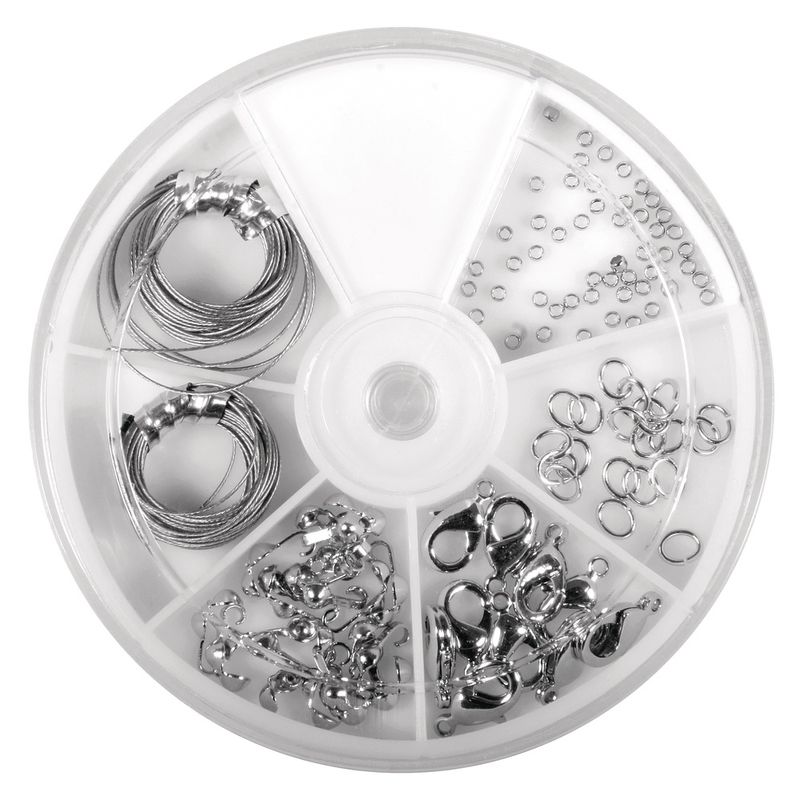 Set v. beginners m. sieradenaccessoires zilver