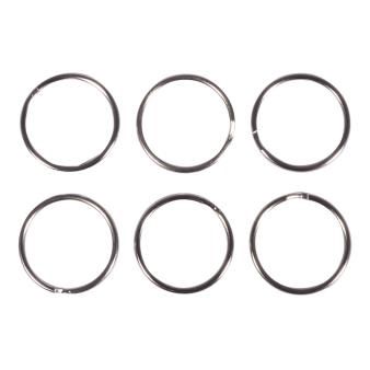 Sleutelring 25mm platina