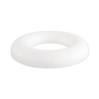 Styropor ring (krans) vlak  15cm