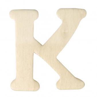 Houten letters 4cm  K