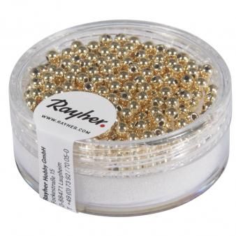 Ronde kralen van plastic 10mm goud