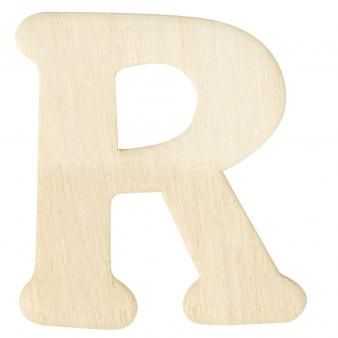 Houten letters 4cm  R