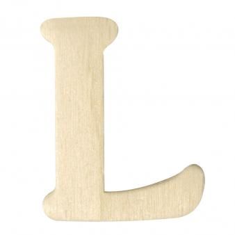 Houten letters 4cm  L