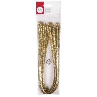 Glitter Chenilledraad - 50cm - Goud
