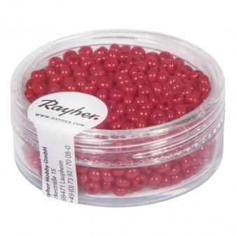 Borduurkralen 2,6mm opaak rood