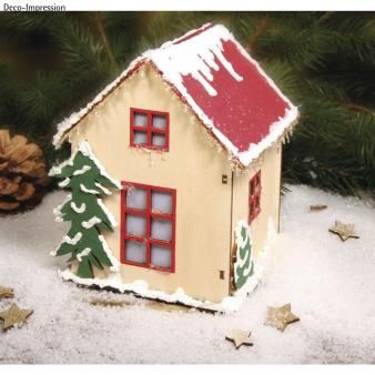 Houten knutselset huis