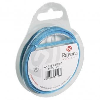 Satijnlint 3mm  diep blauw 10mtr