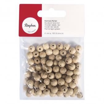 Houten kralen 8mm ø