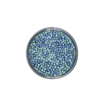 Borduurkralen 2,6mm blauw tinten parelmoer