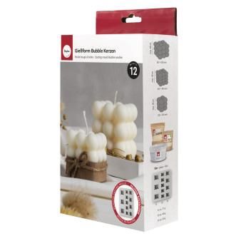 Silicone Gietmal - Bubbel Kaarsen