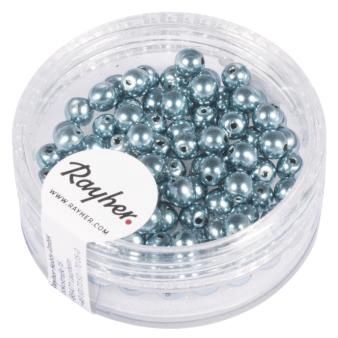 Renaissance glaskralen 4mm zachtblauw