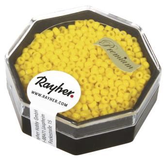 Premium rocailles 2,2mm goudgeel