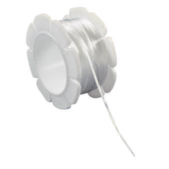 Elastiek-draad, 1mm ø wit