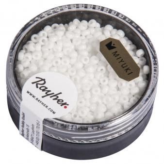 Premium-rocailles, 2,2 mm ø wit