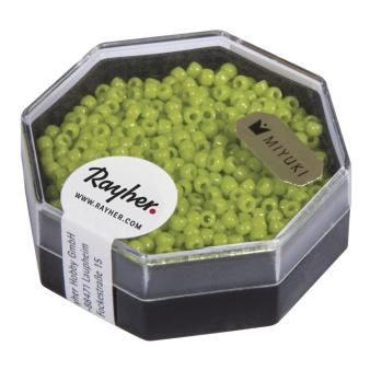 Premium-rocailles, 2,2 mm ø appelgroen