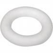Styropor ring (krans) vlak  12cm