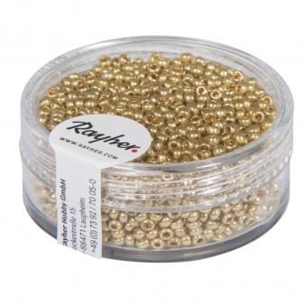 Borduurkralen 2mm parelmoer goud