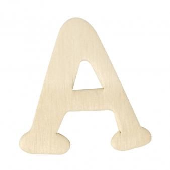 Houten letters 4cm  A