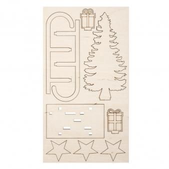 Houten bouwset Winterdroom