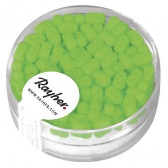 Glaskraaldubbel gat neon gifgroen