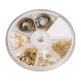 Set v. beginners m. sieradenaccessoires goudkleur