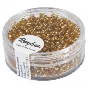 Borduurkralen 2mm goud