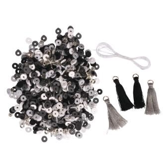 Heishi kralen set van polymeerklei Zwart/wit