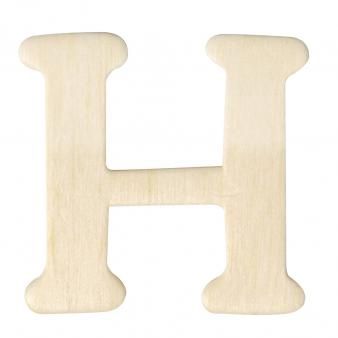 Houten letters 4cm  H