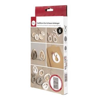 Silicon gietmal Eieren + Hazen hangers