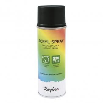 Acryl spray zwart