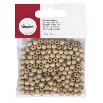 Houten kralen 6mm ø