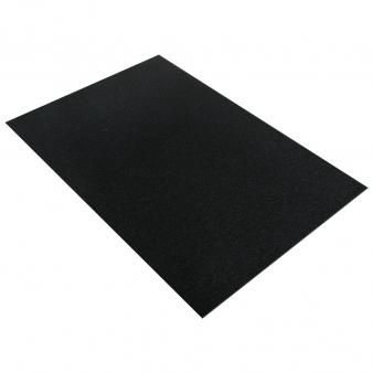 Textiel-vilt 2mm zwart