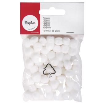 PomPoms - Wit - 15mm 60 st