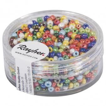 Borduurkralen 2mm assorti