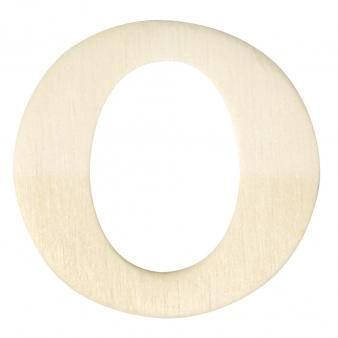 Houten letters 4cm  O