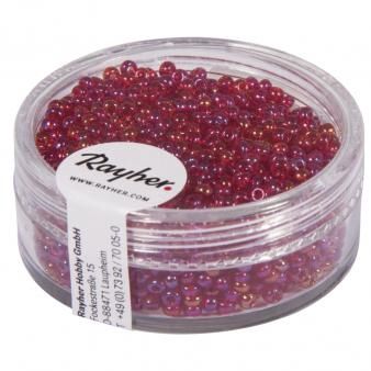 Borduurkralen 2mm transp. lustre wijnrood